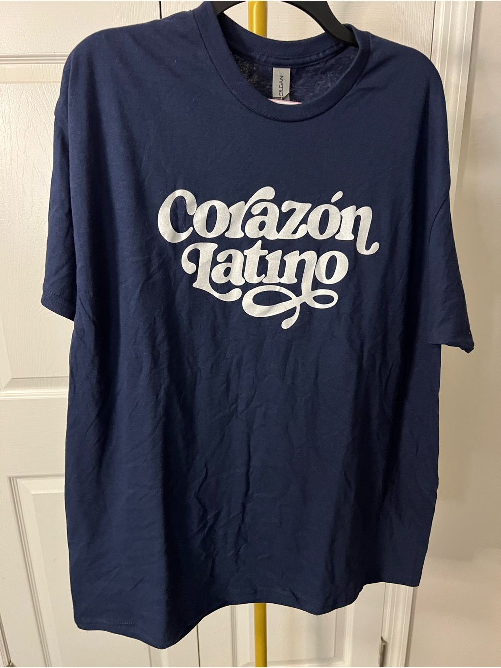 "Corazón Latino" Script Gildan Graphic Tee Shirt